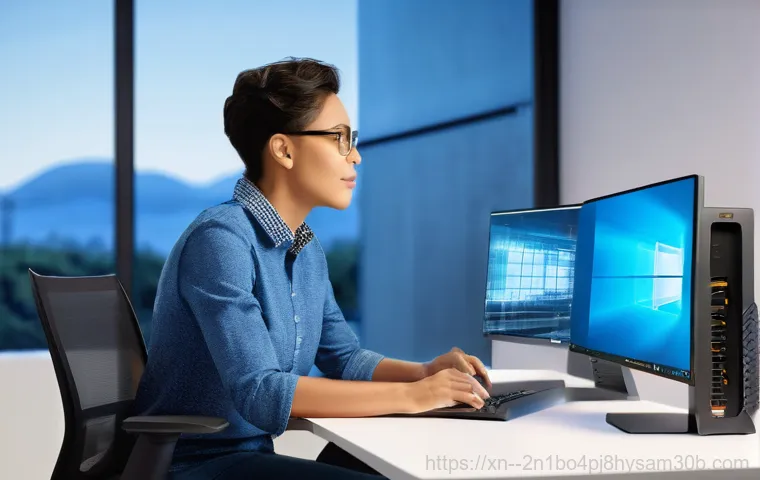 강서구 조립컴퓨터 pc 출장판매설치 - A professional PC technician, dressed in a clean, branded polo shirt, is diligently assembling a new... 강서구 조립컴퓨터 pc 출장판매설치 - A professional PC technician, dressed in a clean, branded polo shirt, is diligently assembling a new...