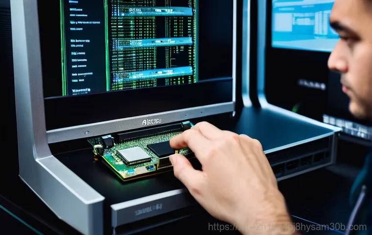 하중동 IO1_INITIALIZATION_FAILED - **"A focused individual, wearing casual clothes, meticulously inspects the back of a desktop compute... 하중동 IO1_INITIALIZATION_FAILED - **"A focused individual, wearing casual clothes, meticulously inspects the back of a desktop compute...