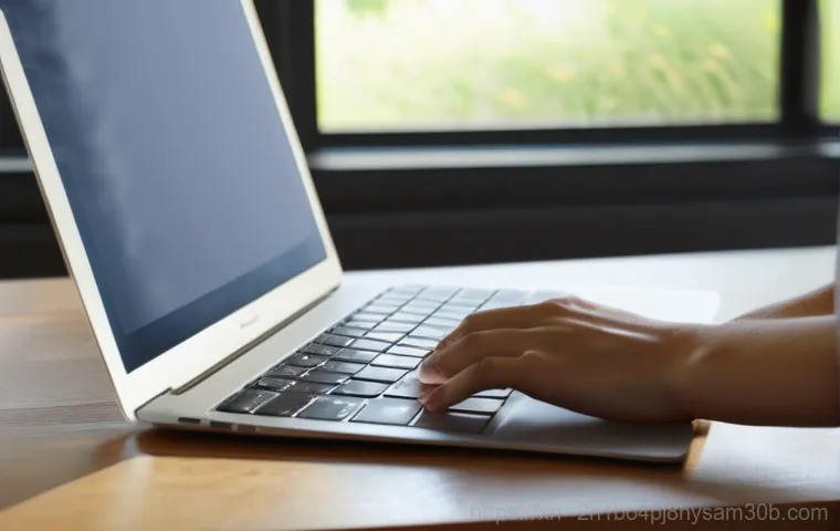 행주동 맥북에어 판매 및 수리 - A skilled technician, wearing a clean, dark blue uniform shirt, is precisely working on a disassembl... 행주동 맥북에어 판매 및 수리 - A skilled technician, wearing a clean, dark blue uniform shirt, is precisely working on a disassembl...