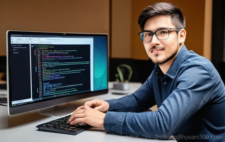 주자동 centos재설치 포맷 초기화 - A diligent female developer, in her early 30s, wearing comfortable but professional attire, is focus... 주자동 centos재설치 포맷 초기화 - A diligent female developer, in her early 30s, wearing comfortable but professional attire, is focus...