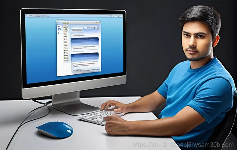 면목동 STATUS_KERNEL_UNSUPPORTED_DEVICE - **Prompt 1: Frustrated User Facing Blue Screen**
    A person, appearing to be in their late 20s to ...