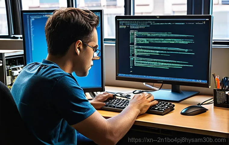 중화동 STATUS_KERNEL_DRIVER_CORRUPTION - An abstract yet intricate visualization of a computer's internal workings. In the center, a glowing,...