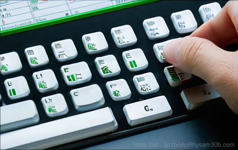 온수동 f4키 누르라고 할때 - **Prompt:** A young, casually dressed woman in her late twenties sits at a modern desk, surrounded b...