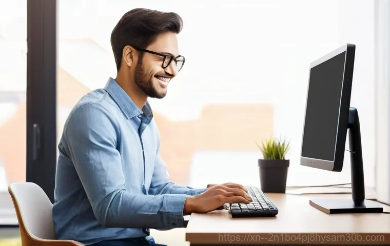 북창동 ACPI_BIOS_ERROR - A focused individual, dressed in a practical, clean short-sleeved top and trousers, is intently trou...