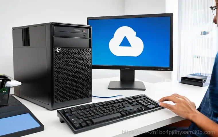 주엽동 STATUS_KERNEL_FILE_SYSTEM_ERROR - **Prompt:** A focused individual, possibly wearing glasses, is diligently working at a computer desk...