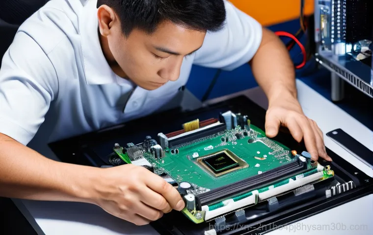 철산동 cpu조립 및 교체수리 - A dynamic split image showing two distinct, visually appealing CPU designs, one representing Intel a...