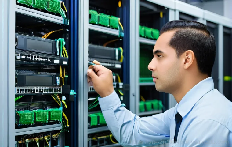 성수동 서버출장방문수리점 - A highly competent IT technician, dressed in a professional, clean uniform with a company logo, inte... 성수동 서버출장방문수리점 - A highly competent IT technician, dressed in a professional, clean uniform with a company logo, inte...