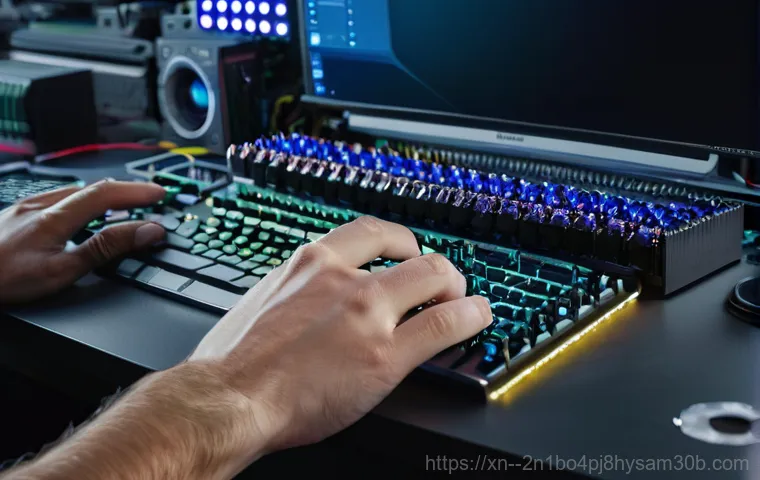 천호동 ATTEMPTED_EXECUTE_OF_NOEXECUTE_MEMORY - A person in their late 20s or early 30s, looking visibly frustrated and overwhelmed, sits at a home ...