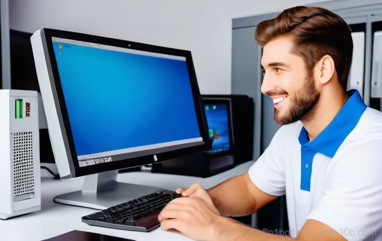 천호동 ATTEMPTED_EXECUTE_OF_NOEXECUTE_MEMORY - A detailed close-up shot focuses on a pair of hands, possibly a technician's, carefully inspecting t...