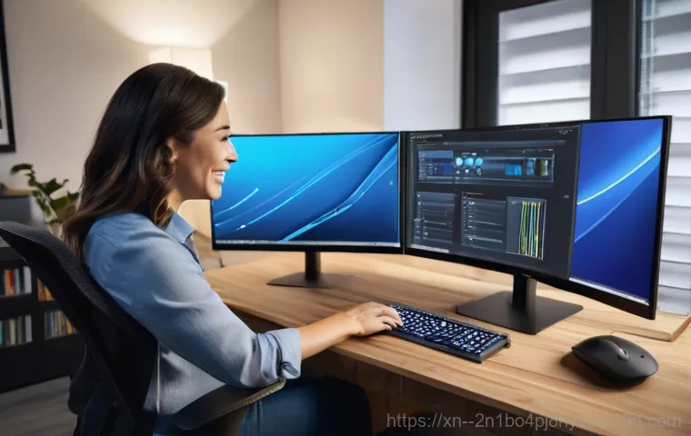 율현동 조립컴퓨터 pc 출장판매설치 - A highly skilled male computer technician, approximately 30-40 years old, with short, neat hair and ...