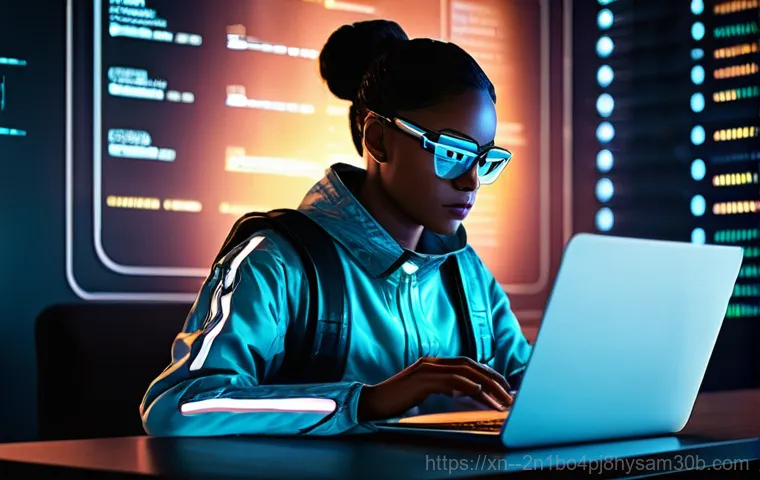 동작동 STATUS_IMAGE_CHECKSUM_MISMATCH - **Prompt 2: Hands-On Hardware Troubleshooting**
    A close-up shot of skilled hands, wearing light-...