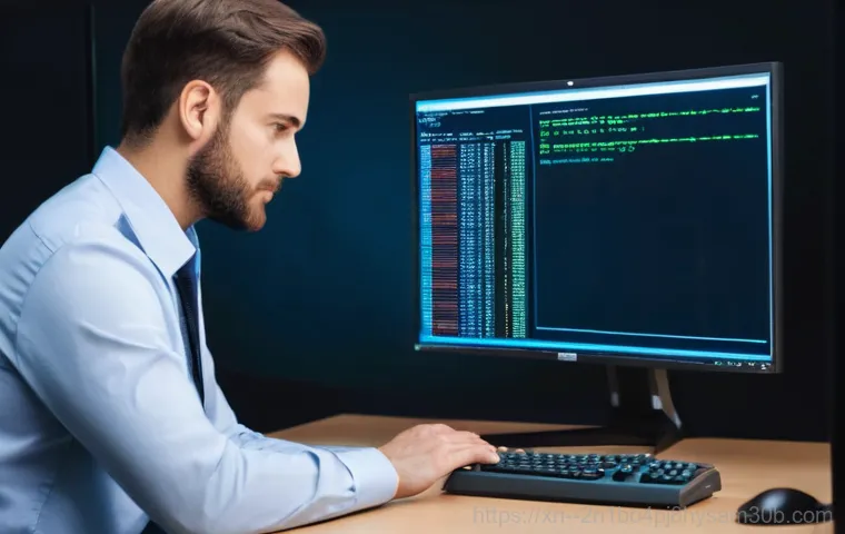 당주동 NTFS_FILE_SYSTEM - **Prompt:** A young adult, approximately 20-25 years old, looking extremely frustrated and stressed ...