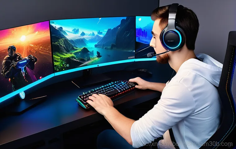 태전동 조립컴퓨터 pc 출장판매설치 - A professional, skilled technician in a clean uniform is meticulously assembling a custom-built desk...