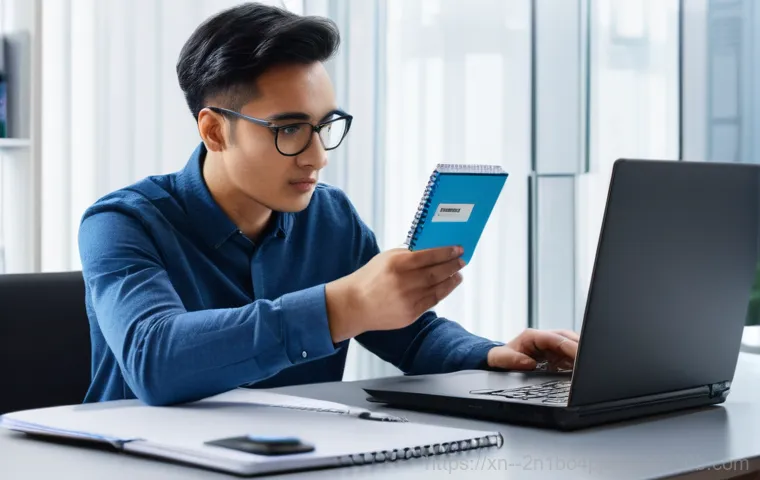 신영동 프리도스 윈도우설치 - **Prompt 1: The Frustrated FreeDOS User**
    A young adult, looking visibly frustrated, sits in a d...