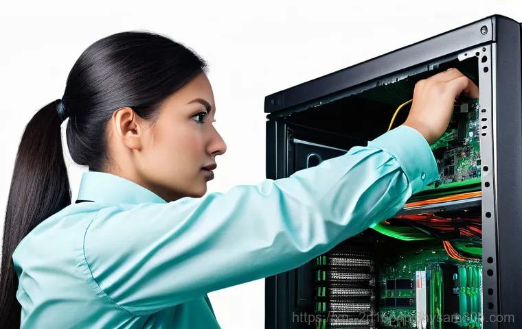 가평군 STATUS_KERNEL_FILE_SYSTEM_ERROR - A young person (gender neutral, wearing casual clothing like a t-shirt and jeans) is seated at a con...