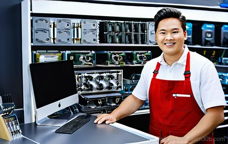 신당동 아이맥 판매 및 수리 - **Prompt:** An older model iMac (circa 2013-2015 design, with a silver aluminum unibody) sits on a w... 신당동 아이맥 판매 및 수리 - **Prompt:** An older model iMac (circa 2013-2015 design, with a silver aluminum unibody) sits on a w...