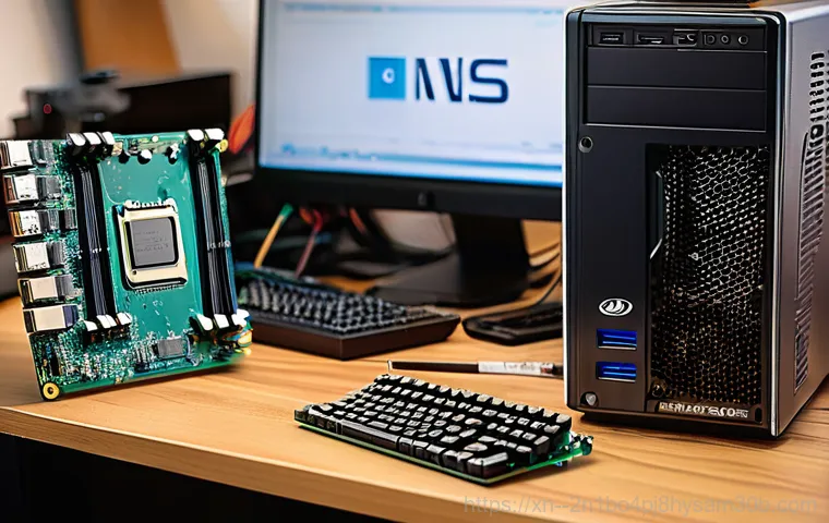 고양시 해놀로지 xpenology 구축 - **Prompt 1: The Data Deluge and the Quest for Control**
    "An adult person, appearing slightly ove...