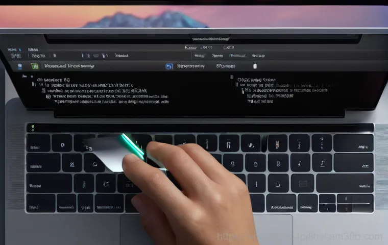 약수동 macosX재설치 포맷  초기화 - **Prompt 1: Secure Data Backup for MacBook**
    A wide shot of a neatly organized desk with a perso...