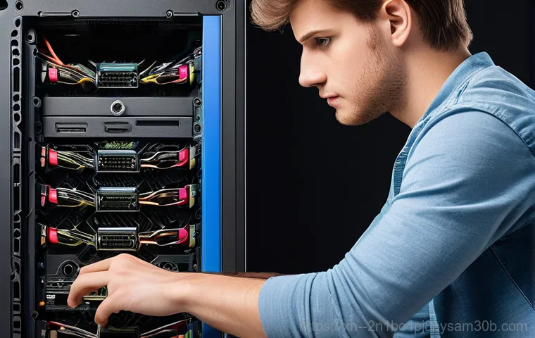 제기동 STATUS_KERNEL_INIT_FAILURE - **Prompt:** A frustrated young adult, dressed in casual clothing, stares intently at a computer moni...