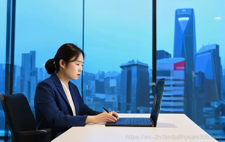 삼성동 CRITICAL_PROCESS_DIED - **Prompt 2: Focused Troubleshooting at a Workbench**
    A person, gender-neutral, in their 30s, dre...