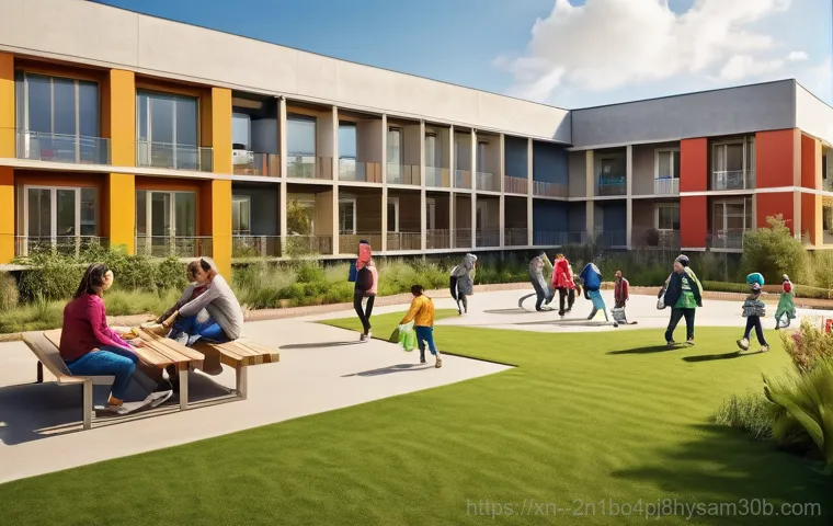 둔촌동 STATUS_INSUFFICIENT_RESOURCES - **Prompt:** A wide, majestic panoramic view of the "Olympic Park Foreon" in Dunchon-dong, showcasing...