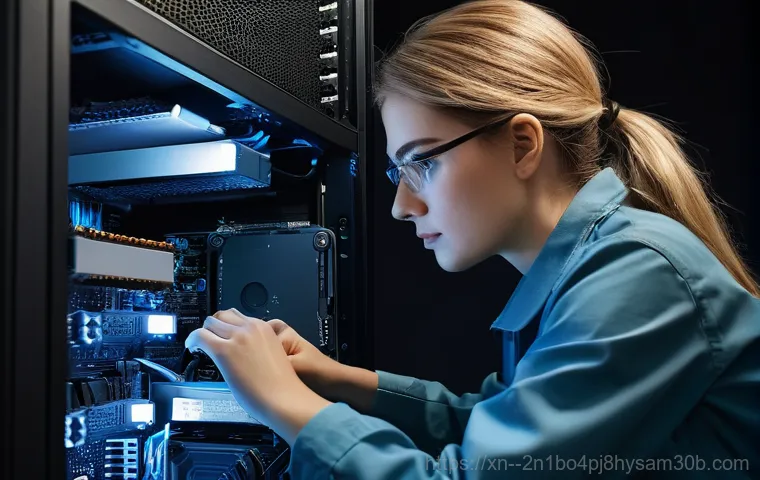 발산동 STATUS_SYSTEM_FILE_MISSING - **Prompt:** A frustrated young male IT professional, wearing a casual but smart polo shirt, sits hun...