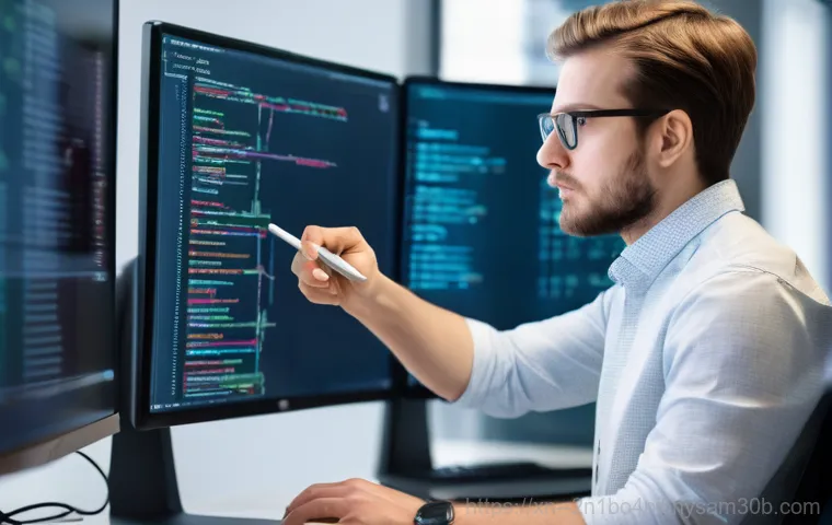 상수동 SOFTWARE_EXCEPTION - A person (adult, gender-neutral, wearing casual everyday clothes such as a t-shirt and jeans) is sit...