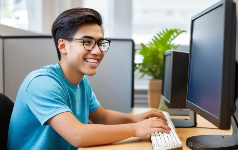 벽제동 STATUS_INVALID_THREAD - An abstract and conceptual digital artwork depicting the internal struggles of a computer system. Vi...