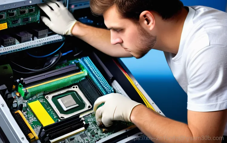 남창동 PROCESS_HAS_LOCKED_PAGES - **Prompt 2: "Proactive Driver Update"**
    A focused man, in his 30s, is diligently working at his ...