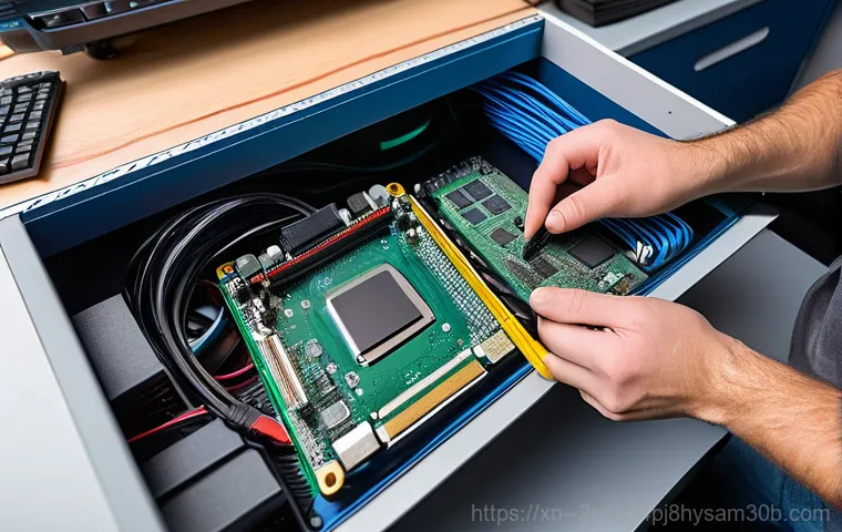 미아리 INACCESSIBLE_BOOT_DEVICE - **Prompt:** A young adult, looking distressed and overwhelmed, sits in front of a computer monitor d...