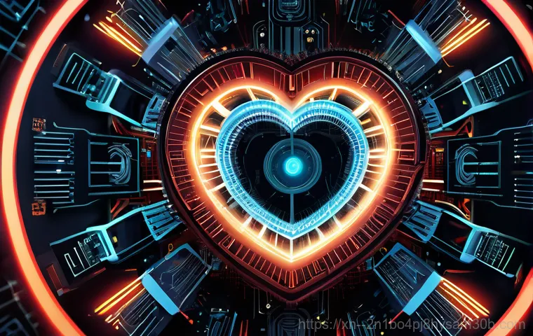 신이문동 STATUS_KERNEL_MODULE_CORRUPTION - A person (wearing a comfortable hoodie and jeans) is sitting in a dimly lit modern home office, inte...