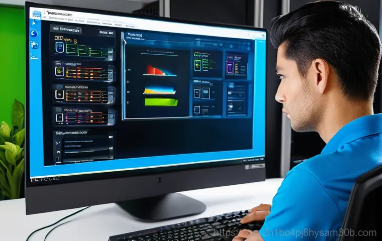 청파동 NMI_HARDWARE_FAILURE - **Hardware Diagnosis - Inside the PC:** A close-up, high-detail shot of a skilled individual, wearin... 청파동 NMI_HARDWARE_FAILURE - **Hardware Diagnosis - Inside the PC:** A close-up, high-detail shot of a skilled individual, wearin...