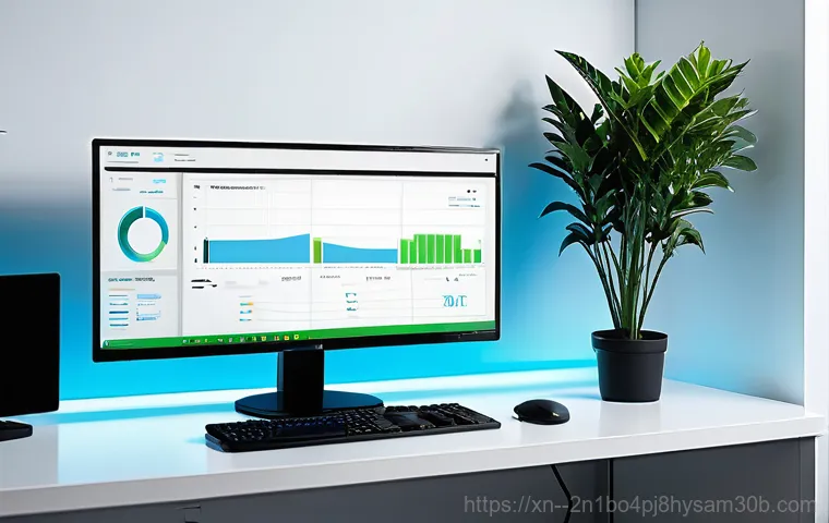 현천동 HARDWARE_INTERRUPT_STORM - **A focused shot of a person, mid-20s to 30s, dressed in casual attire, looking intently at a comput...