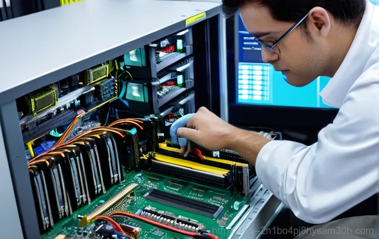 도렴동 HARDWARE_MEMORY_FAILURE - "A young adult, male or female, sitting at a modern, well-lit home office desk. Their face shows a c...