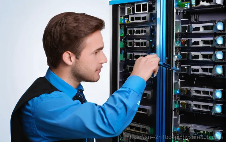 행신동 STATUS_KERNEL_HEAP_CORRUPTION - **Image Prompt 2: Diagnosing Internal Computer Issues**
    A split image or an image with overlappi...