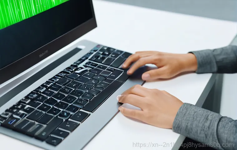 구로구 BAD_SYSTEM_CONFIG_INFO - **Overwhelmed C-Drive Chaos:** An imaginative and detailed illustration showing a person in casual a...