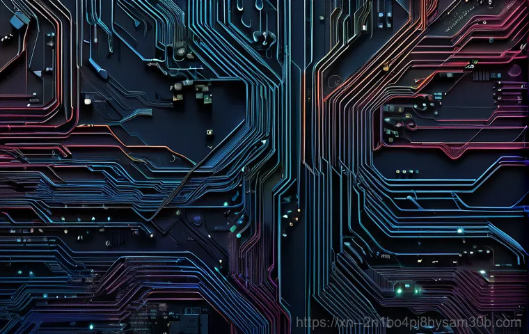 노고산동 BAD_SYSTEM_CONFIG_INFO - A young professional, appearing exhausted and frustrated, staring intensely at a computer monitor di...