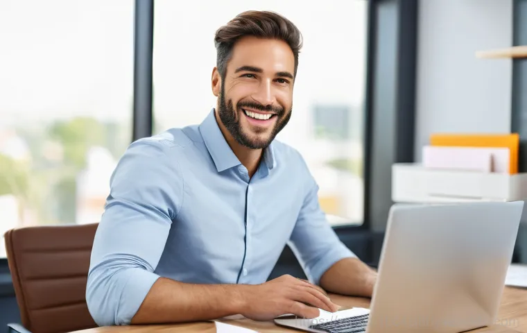 중학동 컴퓨터멈춤 - A focused adult, either male or female, cautiously examining the internal components of a desktop co...