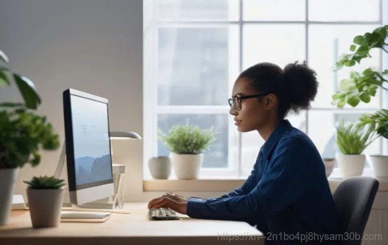 원신동 STATUS_PRIVILEGED_INSTRUCTION - **Prompt:** A detailed, close-up shot focusing on a person's hands and a computer interface, creatin...