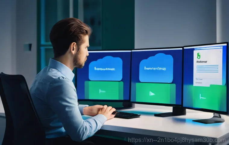 미근동 BAD_SYSTEM_CONFIG_INFO - **Image Prompt 2: IT Expert Diagnosing Blue Screen**
    "A highly focused IT support engineer, a co...