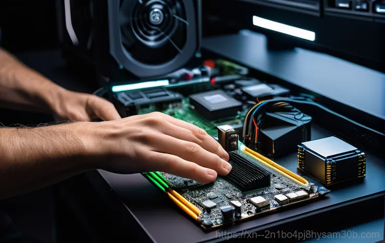 상암동 VGA조립 및 교체수리 - A close-up shot of a modern, sleek computer monitor displaying a vibrant, high-fidelity game world o... 상암동 VGA조립 및 교체수리 - A close-up shot of a modern, sleek computer monitor displaying a vibrant, high-fidelity game world o...