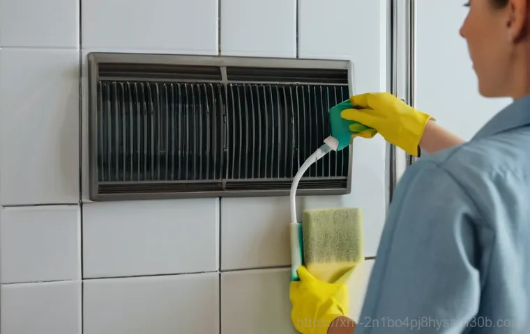 창릉동 팬돌다 멈춤 - A detailed, eye-level shot inside an open desktop computer case. A person's hand (wearing a short-sl... 창릉동 팬돌다 멈춤 - A detailed, eye-level shot inside an open desktop computer case. A person's hand (wearing a short-sl...