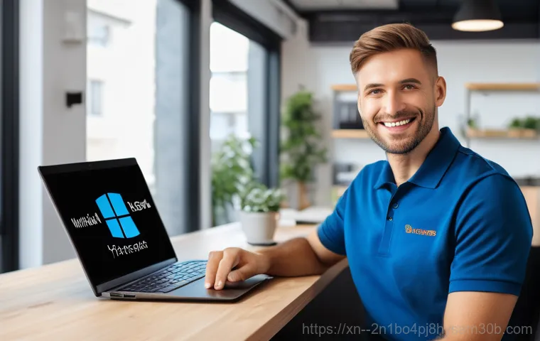 보광동 프리도스 윈도우설치 - **Prompt 2: The Agony of DIY Windows Installation**
    A person, looking stressed and disheveled, i...