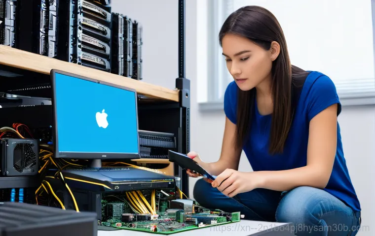 홍대 POOL_CORRUPTION_IN_FILE_AREA - An abstract, conceptual image representing "kernel memory pool corruption." Visualize fragmented, gl...