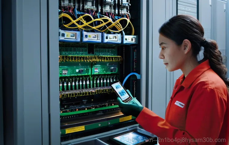 입정동 server출장방문수리점 - **Prompt 1: The Sudden Server Crash**
    A wide shot of a modern office space in the evening, softl...