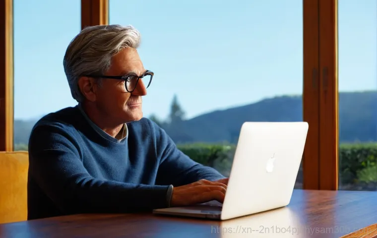 원흥동 맥북프로 판매 및 수리 - **Prompt 2: Professional MacBook Repair Shop in Action**
    "A brightly lit, clean, and organized M...