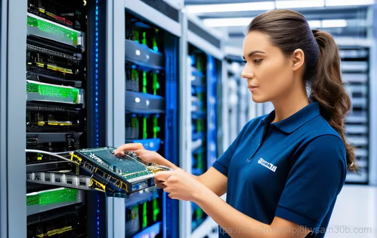 홍파동 server출장방문수리점 - A deeply stressed and frustrated middle-aged male IT professional, running a hand through his hair, ...