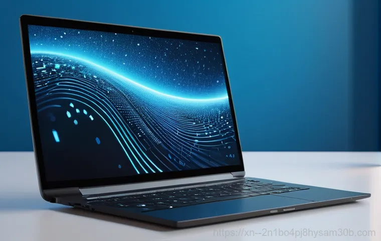 당산동 운영체제 os 재설치 포맷 초기화 - A visually overloaded and struggling modern laptop on a desk, with countless overlapping application... 당산동 운영체제 os 재설치 포맷 초기화 - A visually overloaded and struggling modern laptop on a desk, with countless overlapping application...