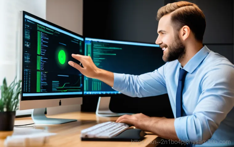 숭인동 MULTIPLE_IRP_COMPLETE_REQUESTS - An intricate, abstract digital artwork depicting the internal chaos of a computer system. Glowing bl...