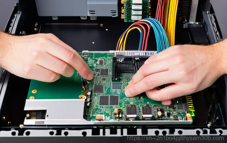 마천동 KERNEL_STACK_INPAGE_ERROR - **Prompt 1: The Sudden Blue Screen Panic**
    A person, appearing visibly frustrated and bewildered...